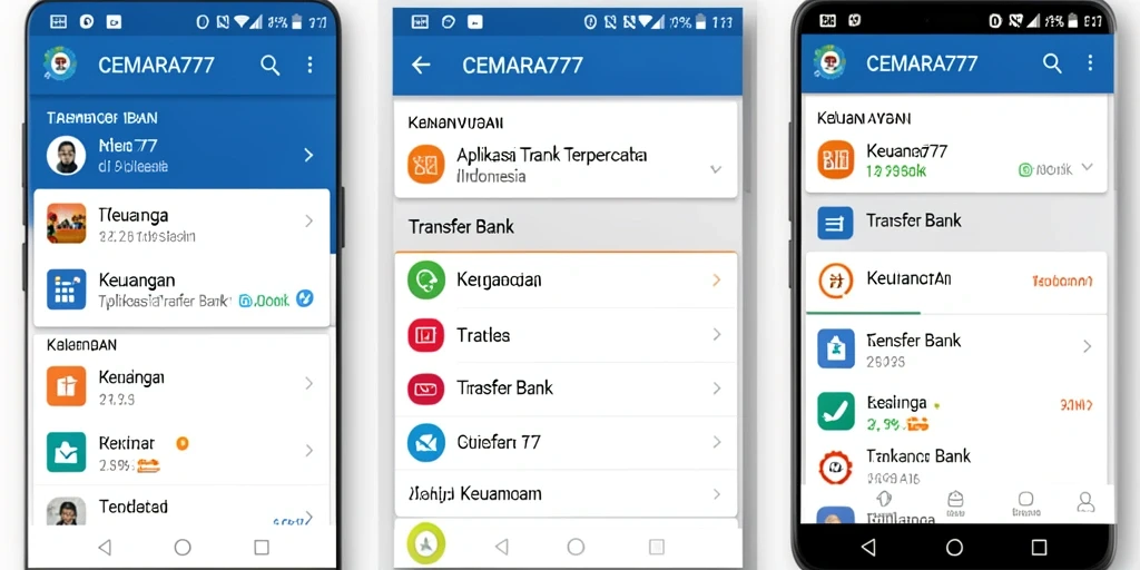 Antarmuka CEMARA777 yang sederhana dan efisien.
