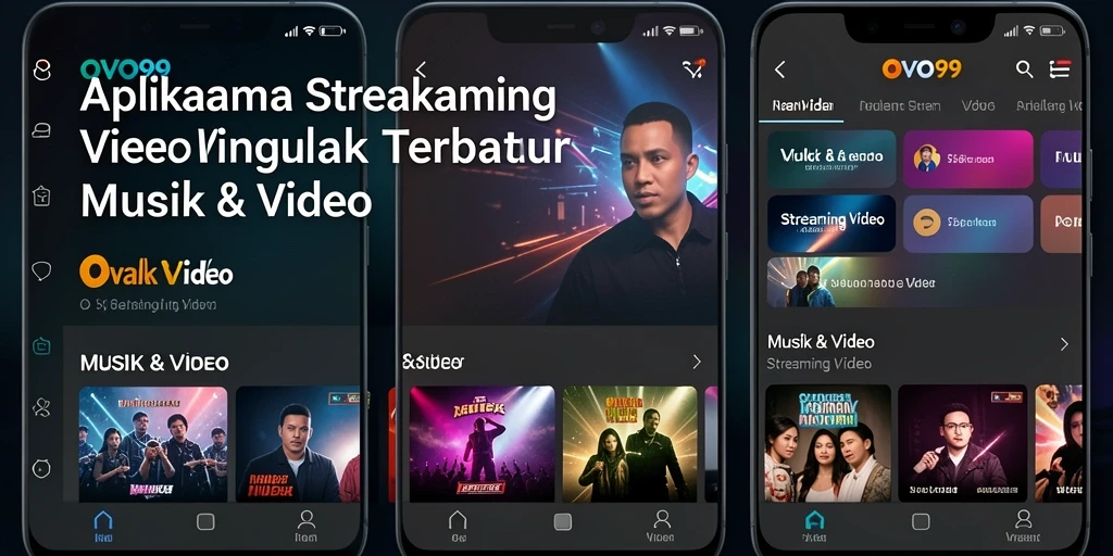 Antarmuka OVO99 yang intuitif untuk Streaming Video.